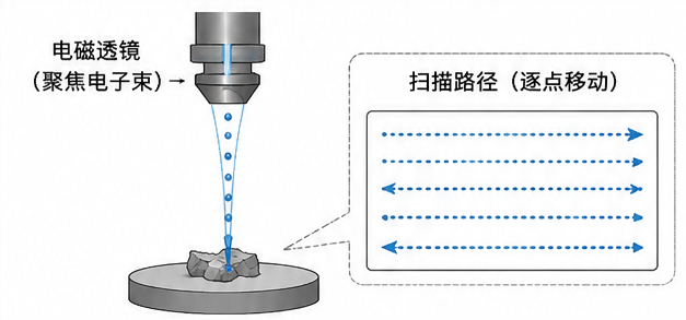 扫描电镜步骤图